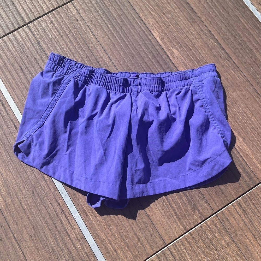 GapBodyFit Purple and Black Active Shorts | Size Small